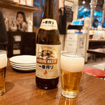ヤキニク ぼんず - 瓶ビール　550円