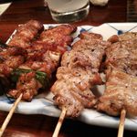 やきとり健歩゛ - ねぎま♪ヽ(´▽｀)/くび♪