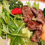 ステーキ すず屋 - ステーキサラダ