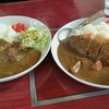 山海亭 - ビーフカレーとカツカレー【Feb.2023】