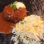 いわむら - シェフ自慢のジューシーメンチカツ