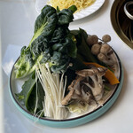 天丹 - 山盛り野菜