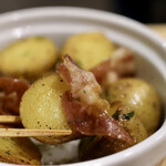 波へい - 生ハムとインカの目覚めの発酵バターソテー