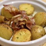 波へい - 生ハムとインカの目覚めの発酵バターソテー