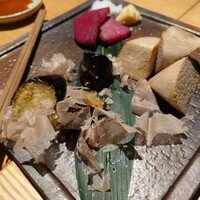 魚の中俣 銀座 - 焼き野菜盛り合わせ