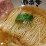 やぶき - 大阪の不二精機の製麺機を使った自家製細ストレート麺