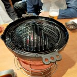ジンギスカン楽太郎 - 鉄鍋