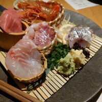 魚の中俣 銀座 - 刺身盛り合わせ