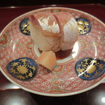 寿修 - 鹿児島の鯵の押し寿司です。