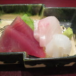 寿修 - 初鰹にクエに唐津のアオリイカ。