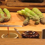 寿修 - 佐賀のアスパラも立派なもの。