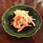 押上猫庫 - 海老と香味野菜のふきのとう味噌ソース