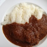 森のレストラン - 鶏手羽肉ととろとろ野菜のカレー　のアップ