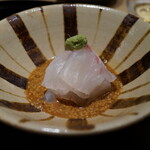 まき村 - 真鯛の胡麻ダレ