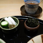 まき村 - 香物・海苔・鯛茶漬け用出汁