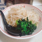 蒙古タンメン中本 - つけ樺太+野菜大盛り+ほうれん草