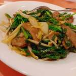 中華料理 香州 - レバーとニラの炒め