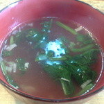 鮨 笹元 - お吸い物