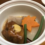 指宿白水館 - 炊合　黒豚の角煮