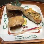 指宿白水館 - 焼物　たるめ朴葉焼　はじかみ