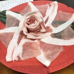 指宿白水館 - 黒豚！