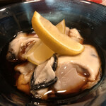 せいじ - 牡蠣ポン酢　この日は大きい良いやつ用意してもらった