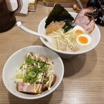 コッテリの塩らー麺専門店 MANNISH - コッテリの塩らー麺＋ミニチャーマヨ丼