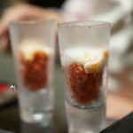 レストラン バカール - 四万十川の「狼桃」のシャーベット