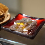 レストラン バカール - 黒トリュフの目玉焼き