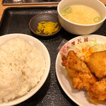 Oosaka Oushou - 唐揚げ定食845円税込