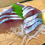 市場食堂 - 首折れサバ刺