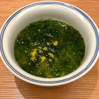 鮨 花車 - 師崎このわたの茶碗蒸し　オアサの餡