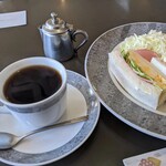 Coffee＆Lunch チャム - サンドイッチモーニング  600円