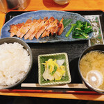 魚や - 豚ロース味噌漬焼定食_¥950