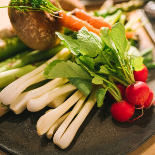 新潟産旬の食材を使用
