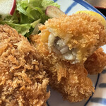 猫丸食堂 - ★牡蠣フライ断面