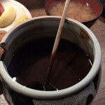 とんかつ かつせい - ソース。