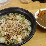 ふじ - かけそば・ミニカレー