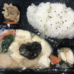 華苑 - 海老と豆腐の煮込み