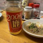 立ち呑み しゅう - 出汁割り +50円（2023年2月）白鹿カップを半分飲んで、おでん出汁を足してもらう。これ絶品でした