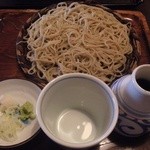 手打蕎麦 ふたば - せいろ（４５０円）