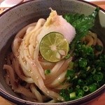 ウドンスタンド五頭 - 【再々訪】すだち醤油うどん(530円)