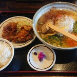 麺屋らあいち - ゆず塩らーめんの定食