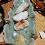 花ごころ - 握り寿司のアップ