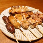 地どり居酒屋　個室宴会　キンクラ - 串焼き盛り合わせ