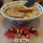 Harukiya - 塩ワンタン麺薄め 細麺オーバーボイル