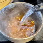 江戸蕎麦 詩菜野  - そば湯はサラサラ系