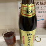 岐阜屋 - 紹興酒ボトル燗、1750円