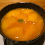 焼肉薩摩ホルモン舗 - マンゴー杏仁 (季節限定)
