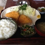 Akabori Shokudou - アジフライ定食